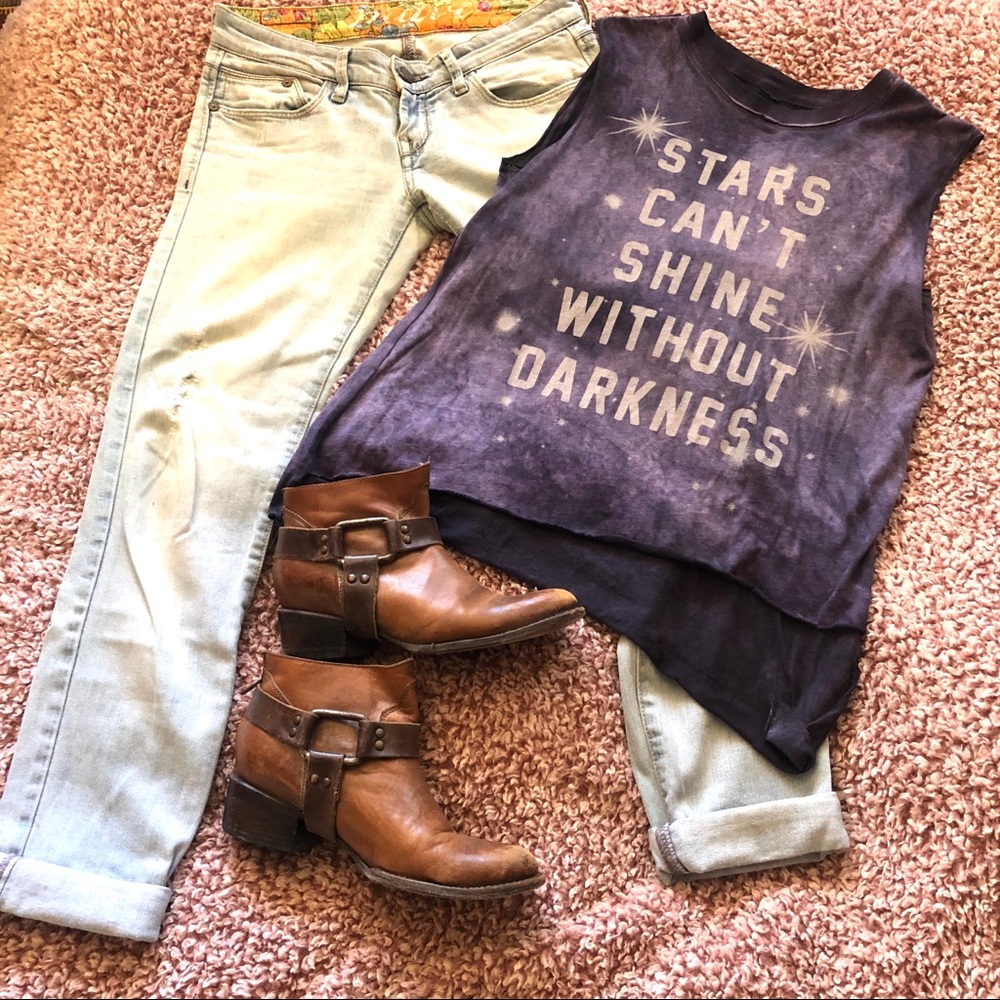 Cute faded jeans
